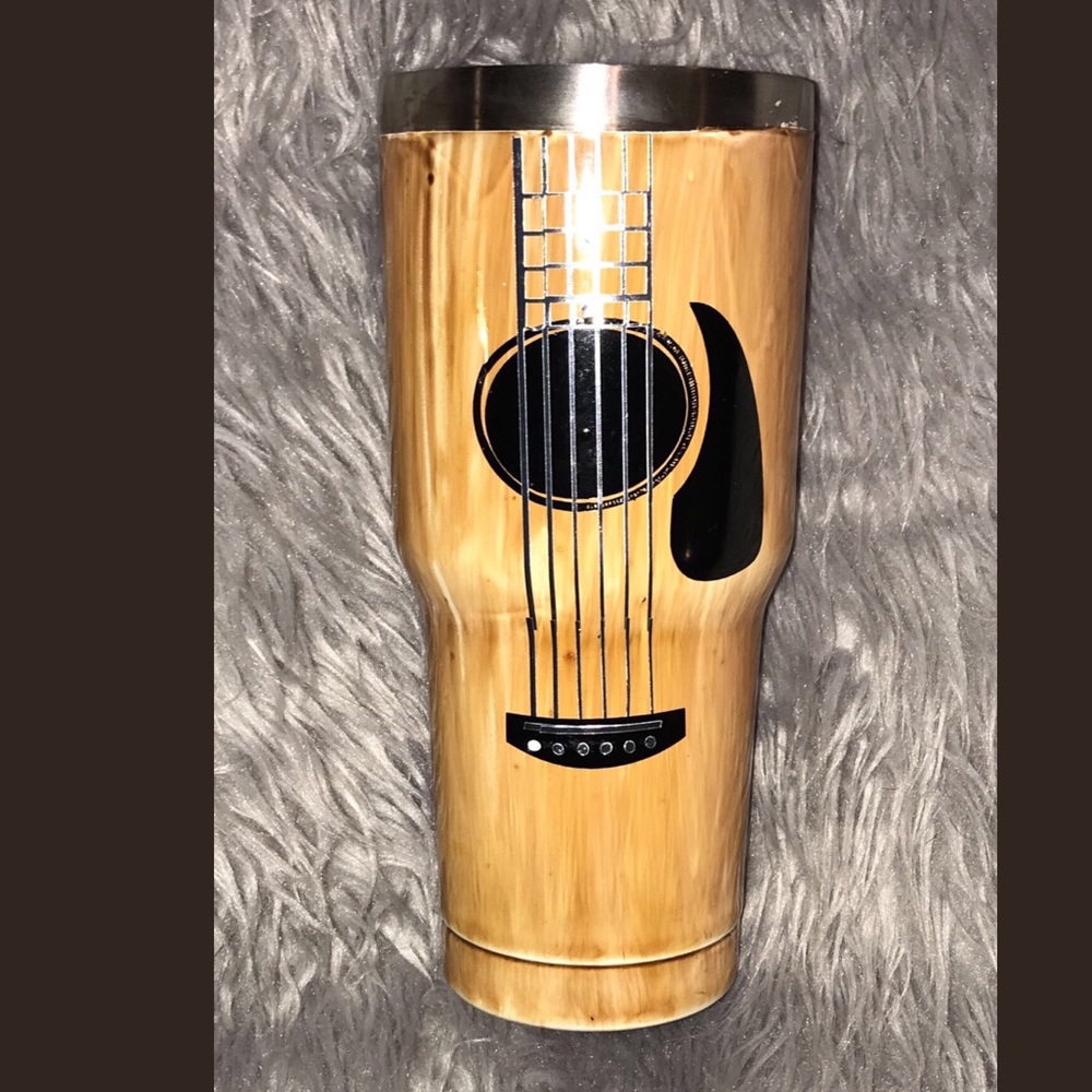 Custom guitar tumbler